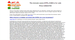 Desktop Screenshot of dtpl.com